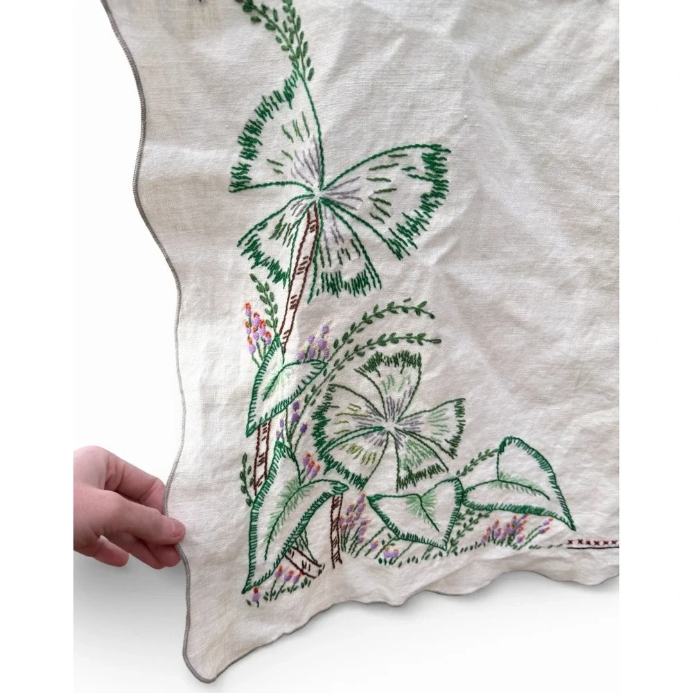 Handmade vintage embroidered